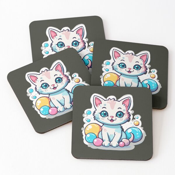 Item preview, cute catplaying with balls designed and sold by Dhirendra Rajpurohit.