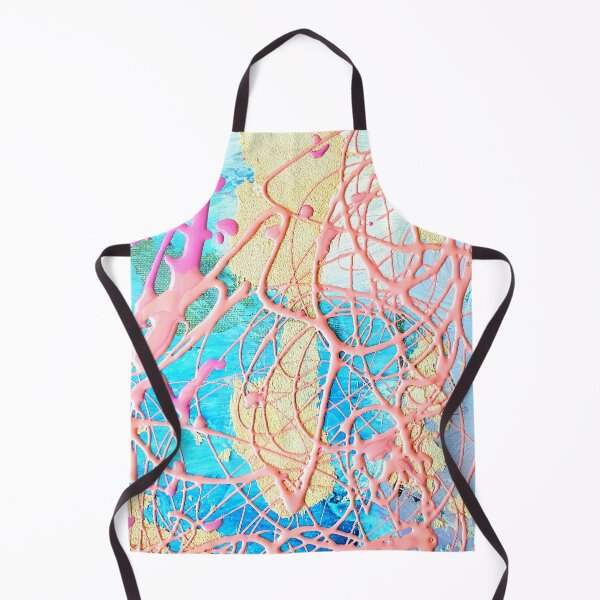 Item preview, abstract in blue and pink 17-12 designed and sold by Tereza Pilar Art.