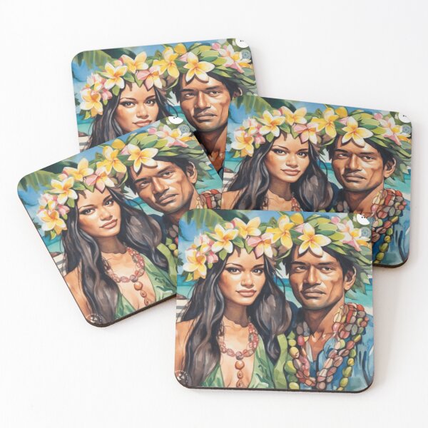 Item preview, 'Fijian Couple by the beach designed and sold by gigicristal70.