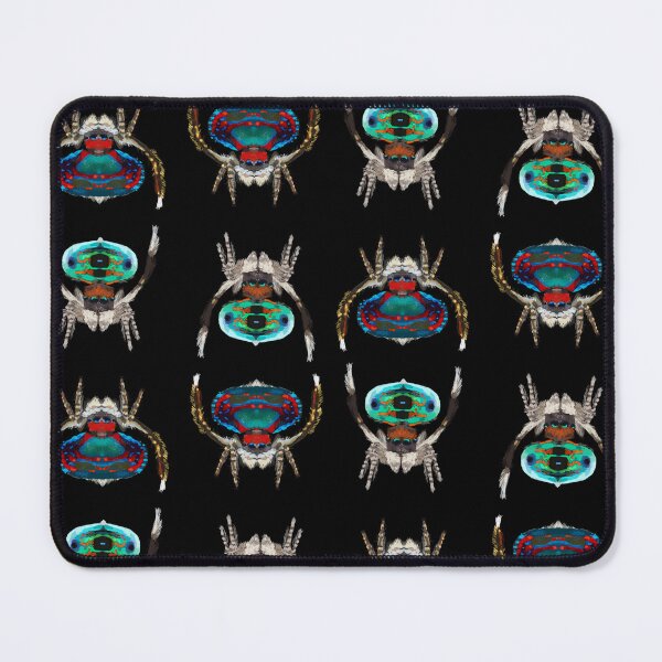Item preview, Colourful Peacock jumping spider pattern designed and sold by AJPaint.