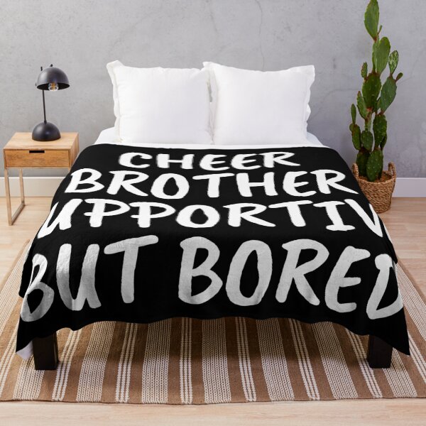 Item preview, Cheer Brother Supportive But Bored designed and sold by manandi1.