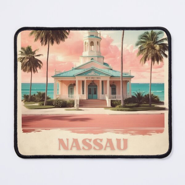 Item preview, Nassau Vintage Travel Poster - Caribbean Charisma Rediscovered designed and sold by Ceemko's Vintage Corner.