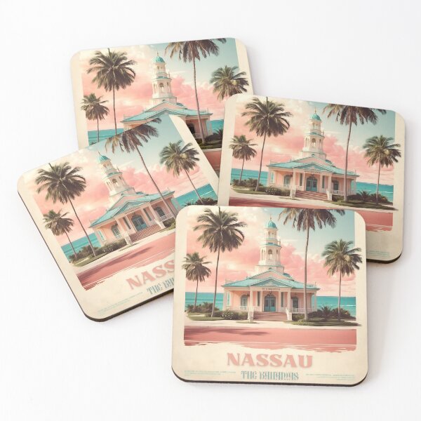 Item preview, Nassau Vintage Travel Poster - Caribbean Charisma Rediscovered designed and sold by Ceemko's Vintage Corner.