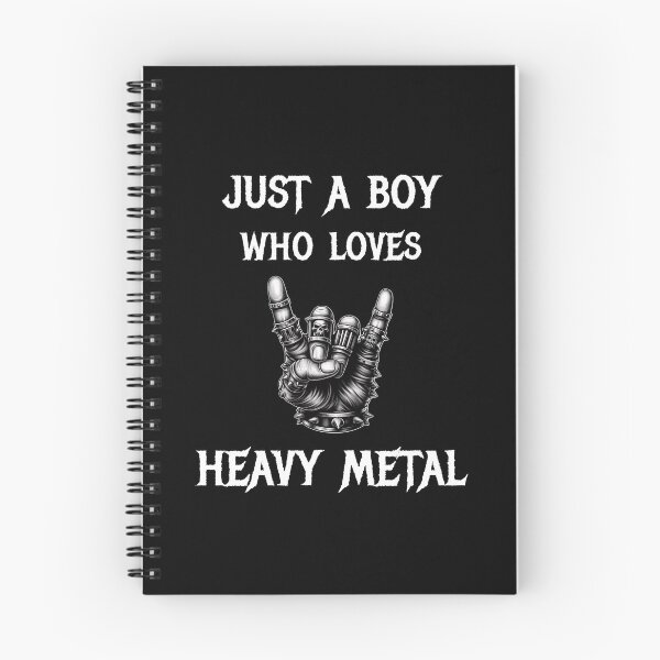 Item preview, Just a boy who loves heavy metal designed and sold by HeadTurningArt.