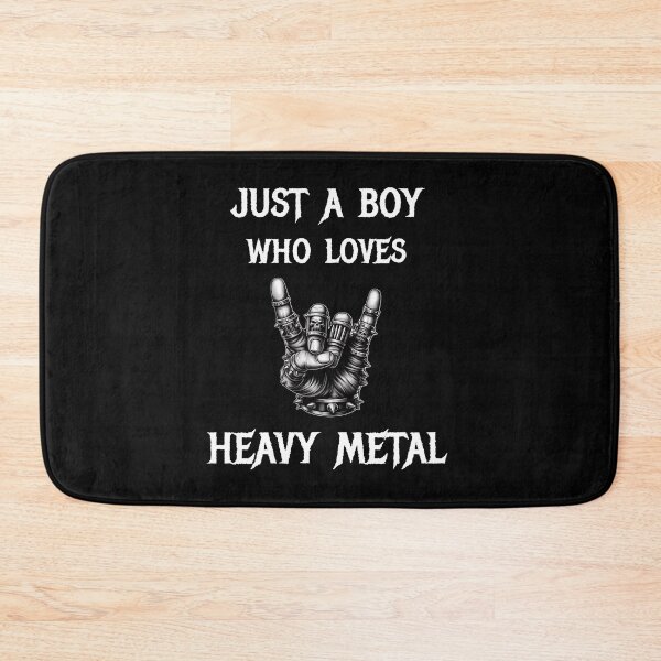 Item preview, Just a boy who loves heavy metal designed and sold by HeadTurningArt.