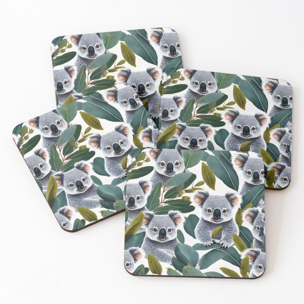 Item preview, Koalas and eucalyptus designed and sold by Ciervo Primavera.