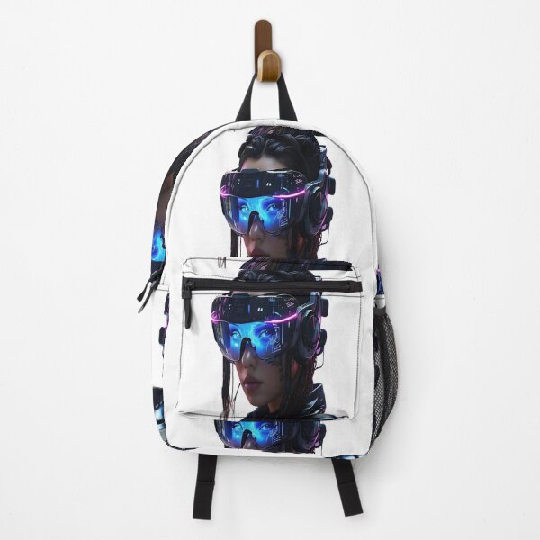 Item preview, Neon Dreams: Gaze of the Cyberpunk Vanguard designed and sold by ArtComixHaven.