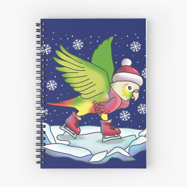 Item preview, Ice Skating Pineapple Conure designed and sold by FandomizedRose.