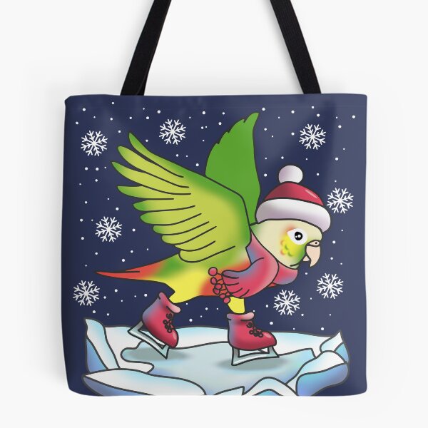 Item preview, Ice Skating Pineapple Conure designed and sold by FandomizedRose.