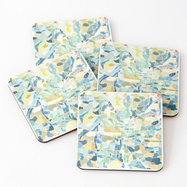 Item preview, Atlanta Georgia City Map - Pastel Color Scheme designed and sold by StylishStacks.