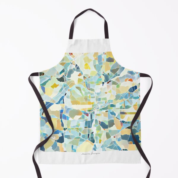Item preview, Atlanta Georgia City Map - Pastel Color Scheme designed and sold by StylishStacks.