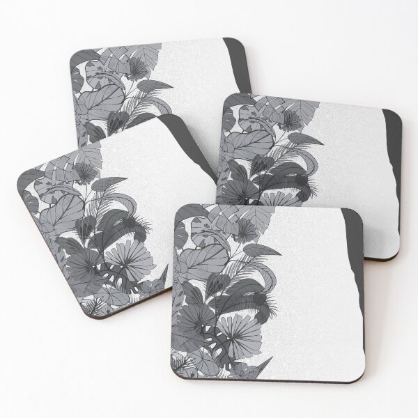 Item preview, Timeless Elegance: Black and White Leaf Art Collection 2 on Redbubble designed and sold by Blendfactor.