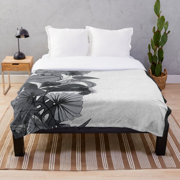 Aperçu de l'œuvre Élégance intemporelle : Collection d'art de feuilles noires et blanches 2 sur Redbubble créée et vendue par Blendfactor.