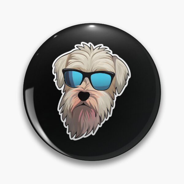 Item preview, Soft-coated Wheaten Terrier in Cool Sunglasses designed and sold by CUTEDOGGIEZ.