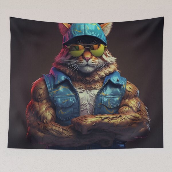 Item preview, Frenzy Cat 46 designed and sold by MyFancyDesigns.