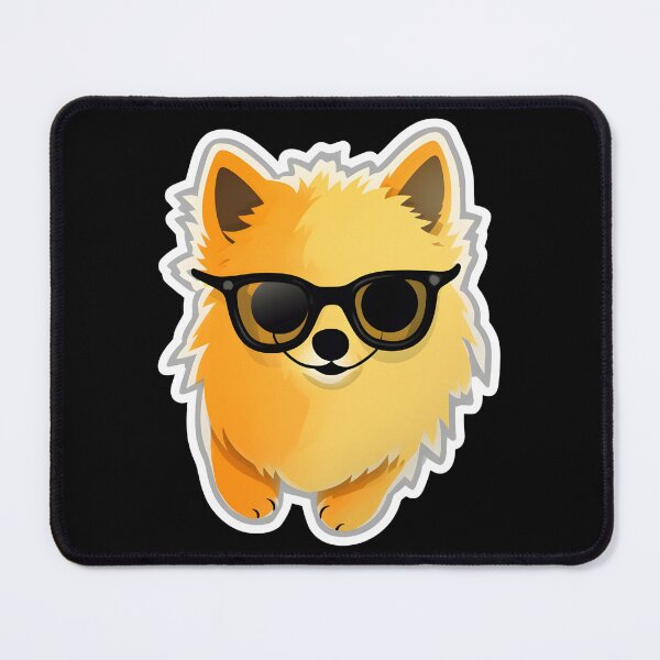 Item preview, Silly Glasses Spitz designed and sold by CUTEDOGGIEZ.