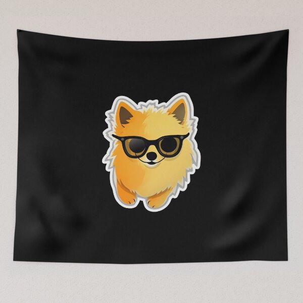 Item preview, Silly Glasses Spitz designed and sold by CUTEDOGGIEZ.