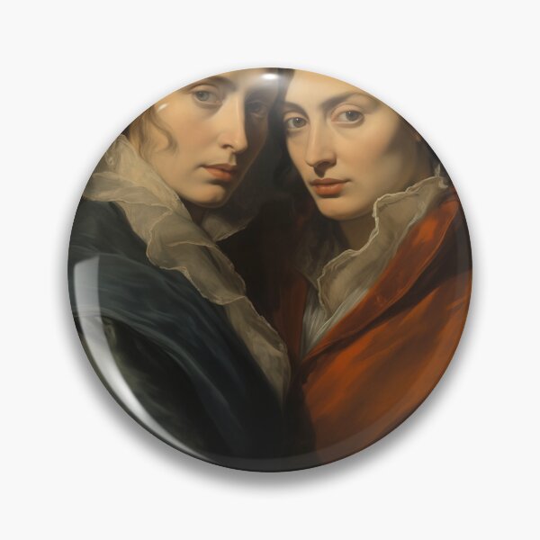 Item preview, Siblings in Portrait designed and sold by ArtGetGallery.