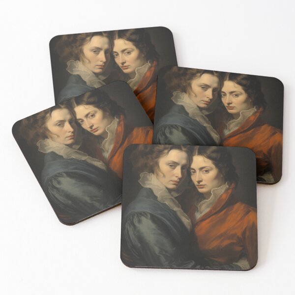 Item preview, Siblings in Portrait designed and sold by ArtGetGallery.