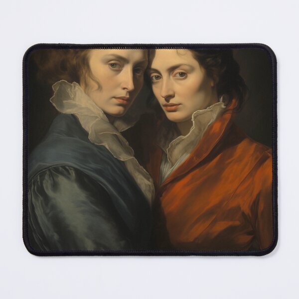 Item preview, Siblings in Portrait designed and sold by ArtGetGallery.