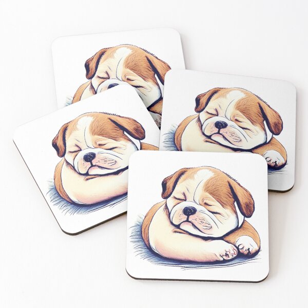 Item preview, CUTE DOG sleeping designed and sold by 123JUST4U.