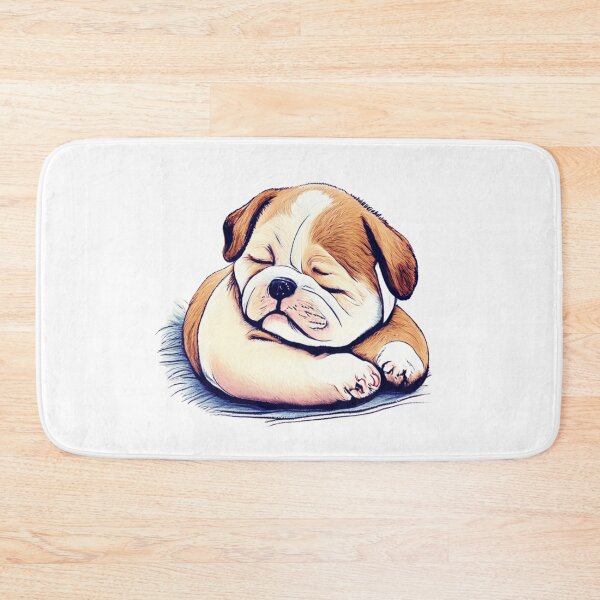 Item preview, CUTE DOG sleeping designed and sold by 123JUST4U.