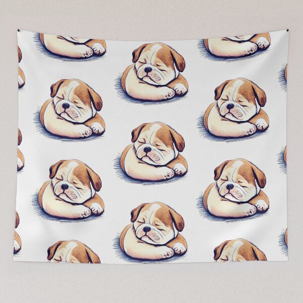 Item preview, CUTE DOG sleeping designed and sold by 123JUST4U.