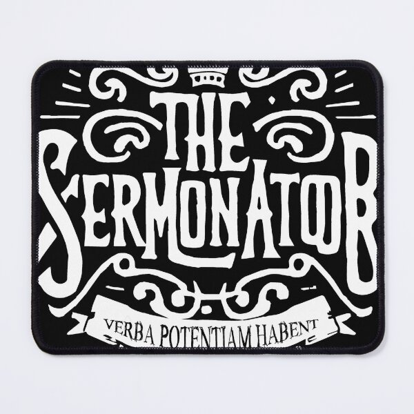 Item preview, The Sermonator Funny Pastor Prayer Warrior Motorcycle Pastor  designed and sold by dya-baino.