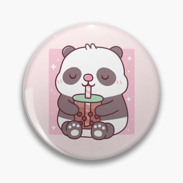 Item preview, Cute Little Panda Drinking Bubble Tea designed and sold by rustydoodle.