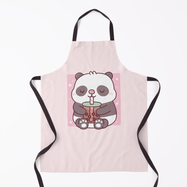 Item preview, Cute Little Panda Drinking Bubble Tea designed and sold by rustydoodle.