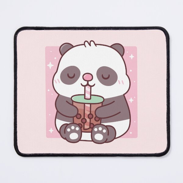 Item preview, Cute Little Panda Drinking Bubble Tea designed and sold by rustydoodle.