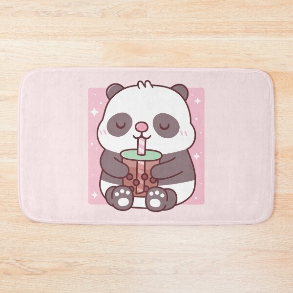 Item preview, Cute Little Panda Drinking Bubble Tea designed and sold by rustydoodle.