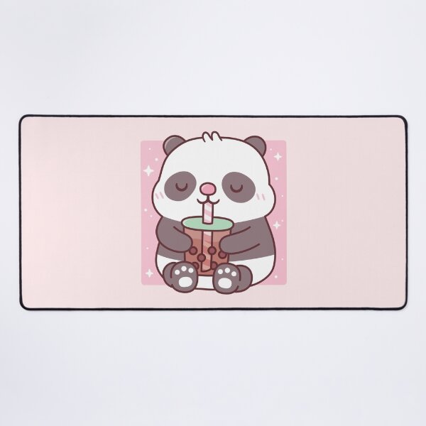 Item preview, Cute Little Panda Drinking Bubble Tea designed and sold by rustydoodle.