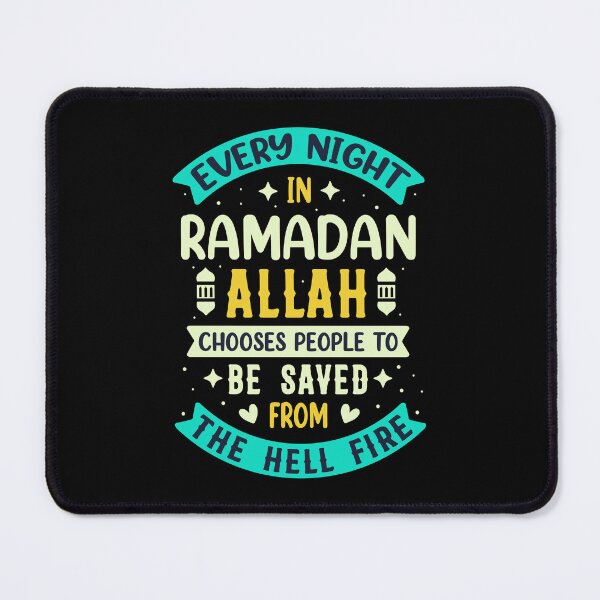 Item preview, Every Night in Ramadan Allah Choses People to Be Saved From The Hell Fire designed and sold by FAITHandPEACE.