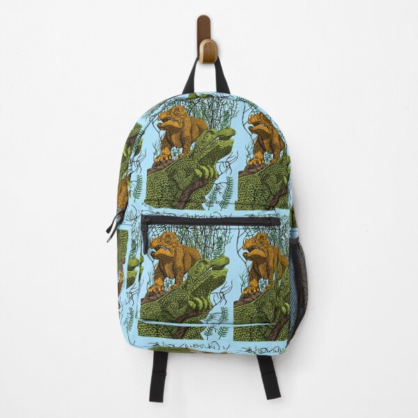 Item preview, Green Orange Dinosaurs designed and sold by AnnieHines.