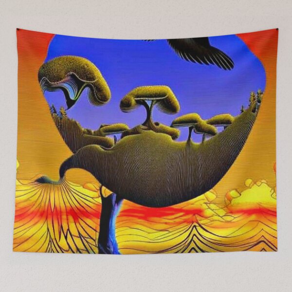 Item preview, Condor over jungle trees designed and sold by George Hutton Hunter.