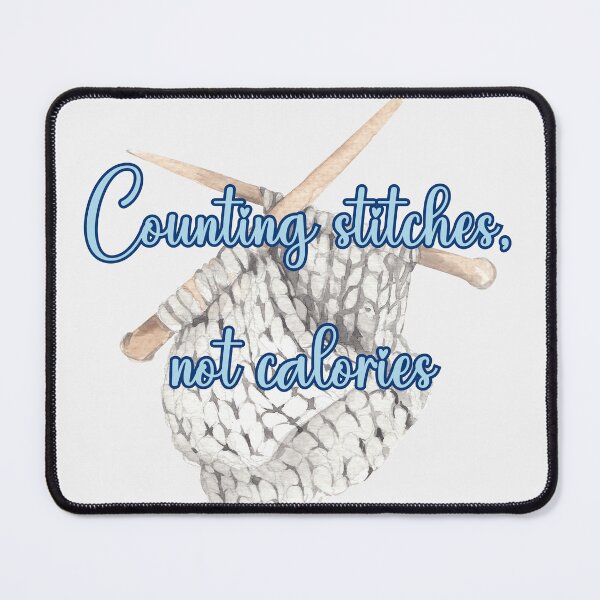 Item preview, Counting stitches, not calories.- Knitting design designed and sold by Dominika Bednarska.