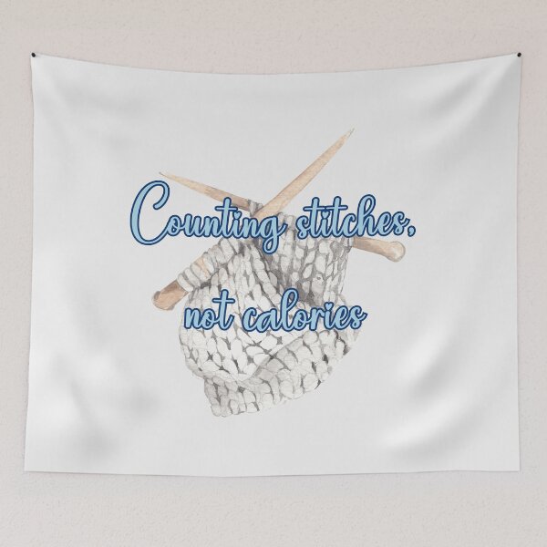 Item preview, Counting stitches, not calories.- Knitting design  designed and sold by Dominika Bednarska.