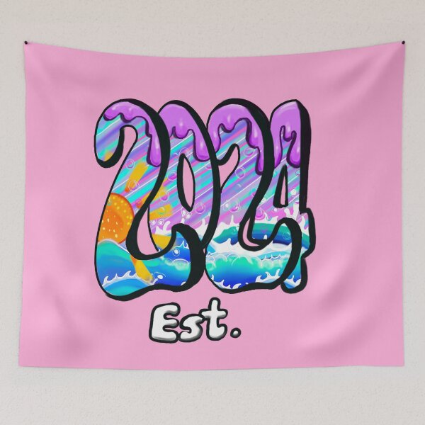 Item preview, Established 2024 year graffiti style text designed and sold by Artonmytee.