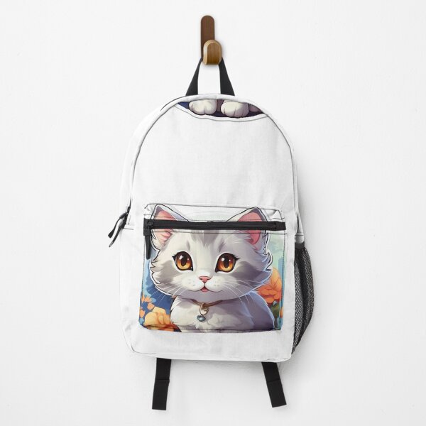 Item preview, An adorable cute gray and white cat designed and sold by MahmodArt.