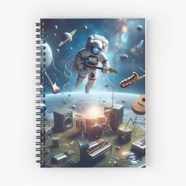 Item preview, "Cosmic Melody: An Astronaut's Symphony" designed and sold by APARTAI EU.