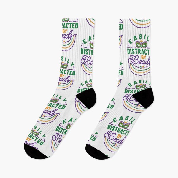 Item preview, Easily Distracted by Beads Funny Mardi Gras Parade designed and sold by jaygo.