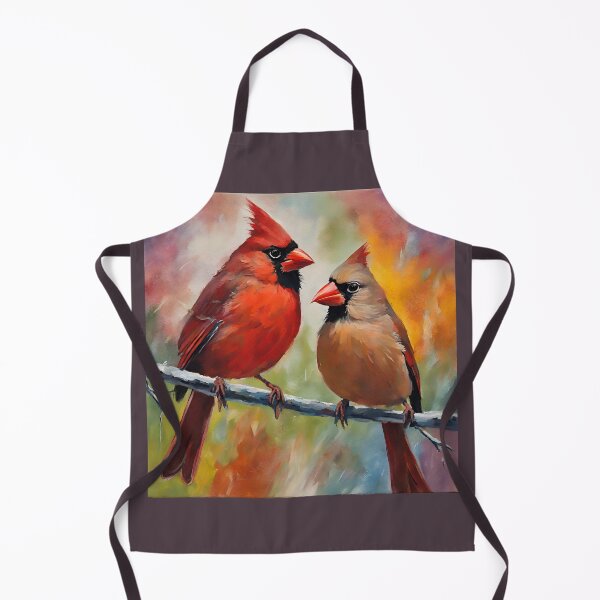 Item preview, Cardinal Pair Painting, Cardinal Bird Artwork, Northern Cardinal, Redbird designed and sold by Kmcantley.