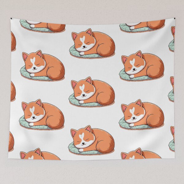 Item preview, CUTE DOG sleeping designed and sold by 123JUST4U.