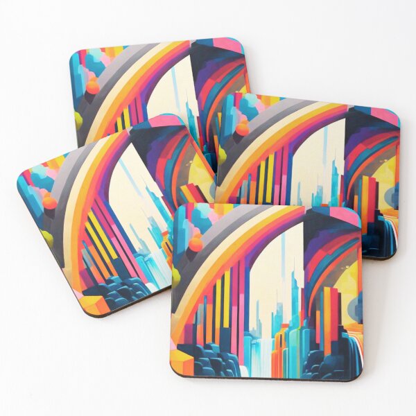 Item preview, Rainbow City of The future designed and sold by Frame of Mind .