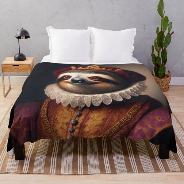 Item preview, Sloth Renaissance King designed and sold by CrankyOldDude.