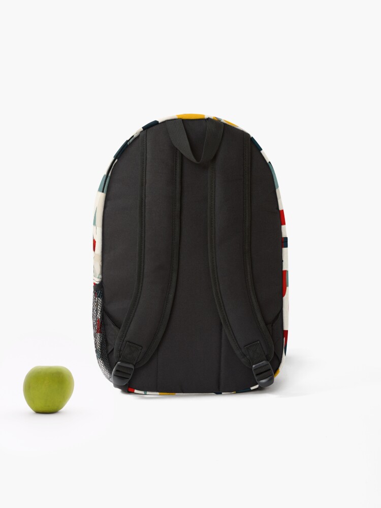 Thumbnail 2 of 3, Backpack, Abstract Tree Pattern designed and sold by LittleGoblinPrs.