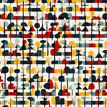 Artwork thumbnail, Abstract Tree Pattern by LittleGoblinPrs