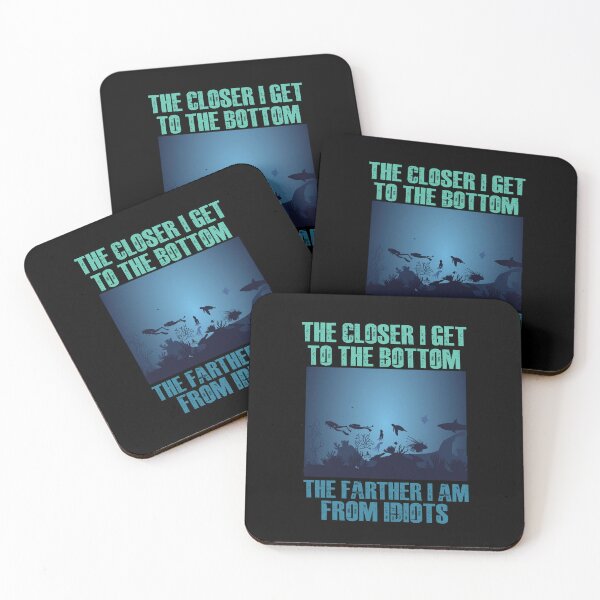 Item preview, The Closer I Get To The Bottom Diving designed and sold by ArabCorner.