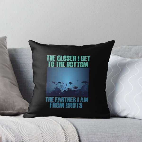Item preview, The Closer I Get To The Bottom Diving designed and sold by ArabCorner.